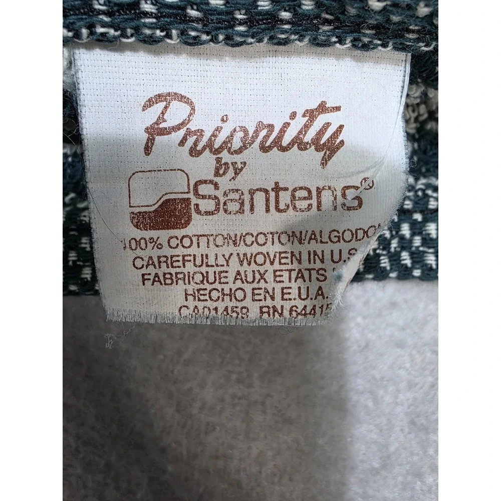 4 Vintage Priority by Santens Full Size Bath Towel Black White Houndstooth Pink